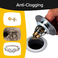 Drain Magic Universal Sink Stopper, Instantly Replace Broken Stoppers