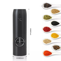 Electric Salt and Pepper Grinder Mill Shaker Adjustable Coarseness Automatic