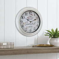inspirational analog wall clock