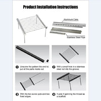 Best Mini Portable Stainless Steel Barbecue Grill – Folding Outdoor BBQ Cooker