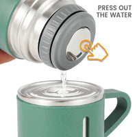 Double Walled Vacuum Flask Stainless Steel Thermo Bottle 500ml