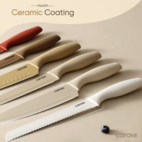 Carote 12 Pcs Kitchen Knife Set, Stainless Steel Knife Set