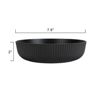 Mainstays - Black Eco-Friendly Plastic Dinner Bowl, 43-Ounce 4 Pack