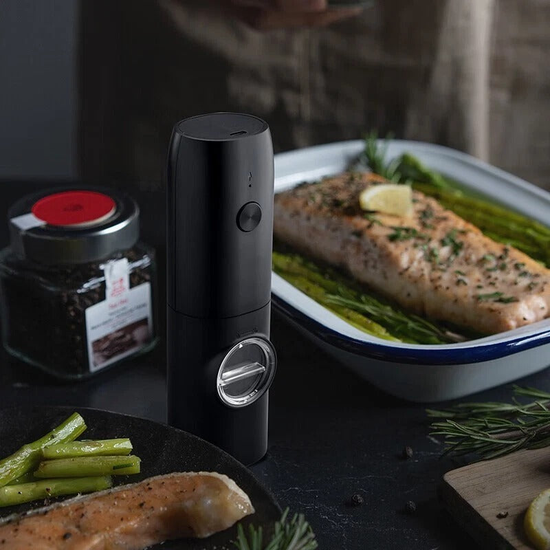 Electric Salt and Pepper Grinder Mill Shaker Adjustable Coarseness Automatic