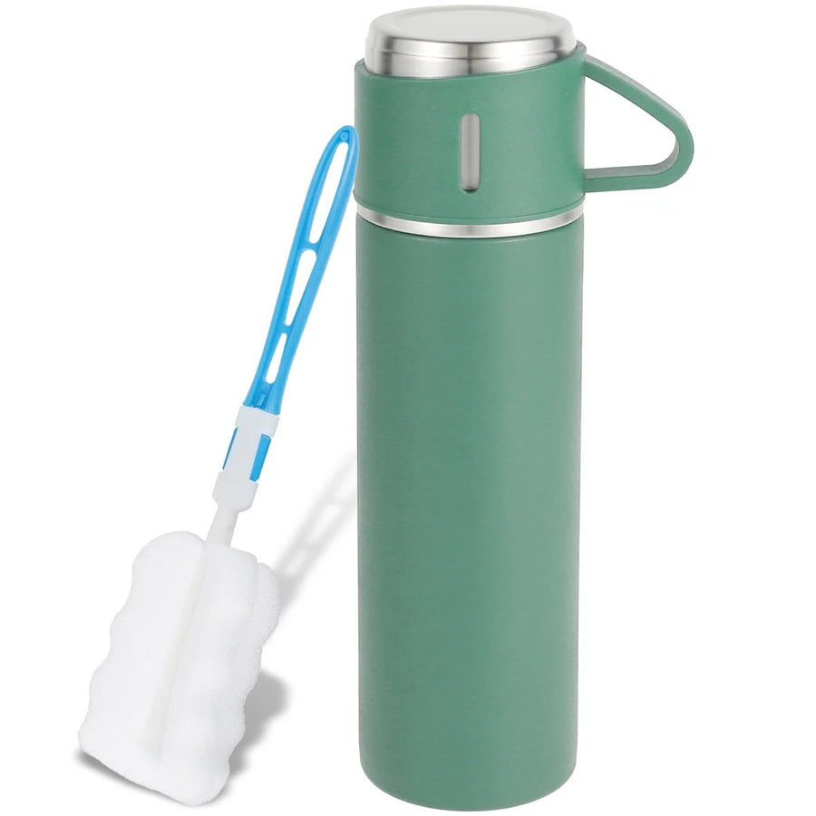Double Walled Vacuum Flask Stainless Steel Thermo Bottle 500ml