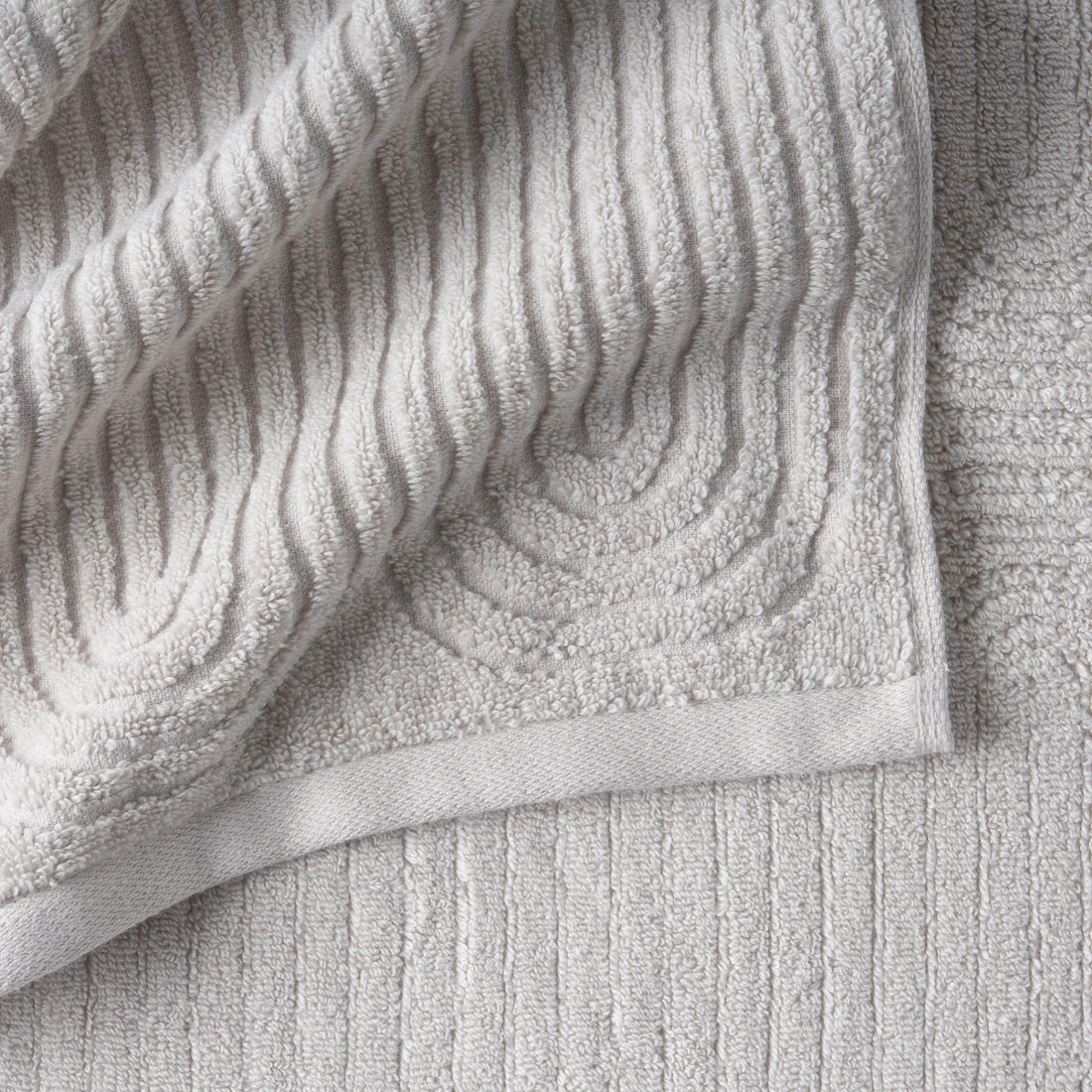 Beautiful Textured Wash Towel, Off White by Drew Barrymore