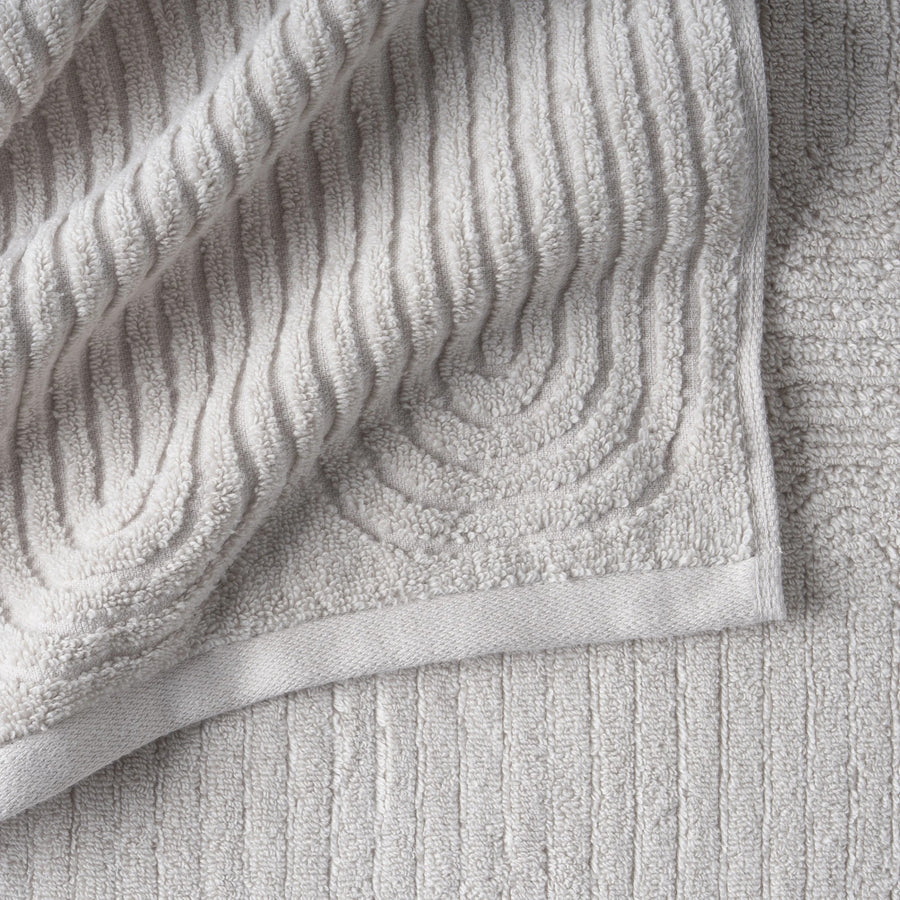 Beautiful Textured Wash Towel, Off White by Drew Barrymore